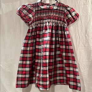 Plaid Smocked Dress Heirloom Doen